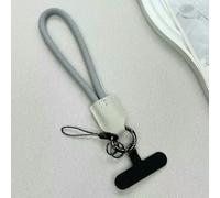 FUPOHUA Nylon Wrist Mobile Phone Lanyard Pu Leather Head Braided Short Anti-drop Mobile Phone Rope Clip Mobile Phone Shell Rope