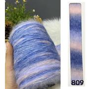 FUPOHUA Yarn 500g/Group Mohair Rainbow Candy Color Wool Blended Yarn Autumn And Winter Hat Scarf Sweater DIY Knitting Thick Line