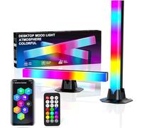 FUPT LED Lightbar, [2 Pieces] RGB Gaming Lamp TV Lighting, TV Backlight Ambient Lightbar Sync with Music and APP Control, Ambient Lamp for Gaming, PC, TV, Room Decor