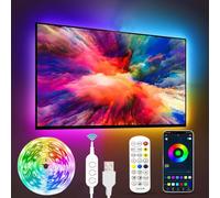 FUPT Led Strip Lights,2M RGB Lights for TV Led Backlight with App Control,Music Sync,LEDs Lights for Bedroom,Party,TV,Gaming Room for Christmas Halloween Decorations