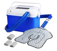 Fuptos Cold Therapy Machine for Knee & Shoulder Pain Relief, Post-Surgery Recovery, Cryotherapy for Muscle Recovery, Sports Injuries, Digital Timer, Quiet Pump, Universal Ice Pad