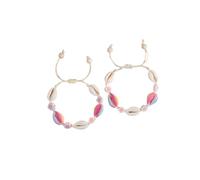 Fuqimanman2020 1-3 Pcs Boho Turtle Starfish Shell Beach Ankle Bracelets Necklace Jewelry Set Adjustable Shell Bracelets Beach Party Jewelry for Women, S, Zinc, No Gemstone