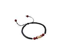 Fuqimanman2020 2025 New Year of Snake Bracelet Adjustable Snake Beaded Braided Rope Bracelet New Year Lucky Charm Bracelet for Women Men, S, Zinc, no gemstone