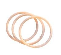 Fuqimanman2020 3Pcs Acrylic Resin Circle Acetate Plate Cuff Bracelet Colorful Geometric Wristbands Bangle Bracelet for Women Jewelry, M, Acrylic, no gemstone