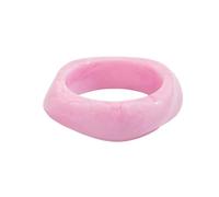 Fuqimanman2020 Acrylic Open Cuff Bangle Colorful Simple Geometric Transparent Resin Bracelet Jewelry, 5 UK, Resin, no gemstone