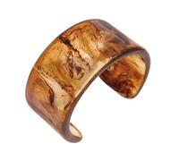 Fuqimanman2020 Acrylic Open Cuff Bangle Colorful Simple Geometric Transparent Resin Bracelet Jewelry, 5 UK, Resin, no gemstone