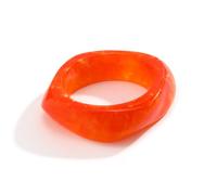 Fuqimanman2020 Acrylic Open Cuff Bangle Colorful Simple Geometric Transparent Resin Bracelet Jewelry, 5 UK, Resin, no gemstone