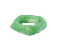 Fuqimanman2020 Acrylic Open Cuff Bangle Colorful Simple Geometric Transparent Resin Bracelet Jewelry, 5 UK, Resin, no gemstone