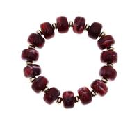 Fuqimanman2020 Boho Multicolor Chunky Acrylic Resin Bead Stretch Bracelet Summer Beach Jewelry for Women, 5 UK, Acrylic, no gemstone