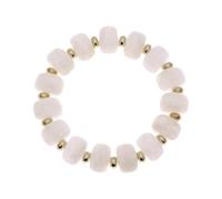 Fuqimanman2020 Boho Multicolor Chunky Acrylic Resin Bead Stretch Bracelet Summer Beach Jewelry for Women, 5 UK, Acrylic, no gemstone