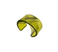 Fuqimanman2020 Colorful Transparent Acrylic Resin Geometric Cuff Bangle Open Wrap Wide Bracelet Chunky Acetate for Women Jewelry Gift, Average/Medium, Acetate, no gemstone