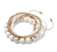 Fuqimanman2020 Handmade Boho Braided Beaded Ankle Bracelets Draw String Adjustable Beach Wrap Bracelet for Women Men Fashion Jewelry Gift, S, Stone, no gemstone