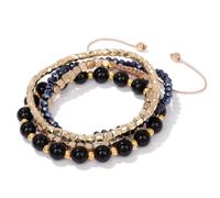 Fuqimanman2020 Handmade Boho Braided Beaded Ankle Bracelets Draw String Adjustable Beach Wrap Bracelet for Women Men Fashion Jewelry Gift, S, Stone, no gemstone