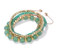 Fuqimanman2020 Handmade Boho Braided Beaded Ankle Bracelets Draw String Adjustable Beach Wrap Bracelet for Women Men Fashion Jewelry Gift, S, Stone, no gemstone
