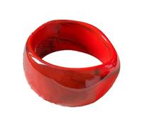 Fuqimanman2020 Resin Irregular Geometric Bangle Bracelets Acrylic Wide Chunky Bangle Bracelets for Women, 5 UK, Resin, no gemstone