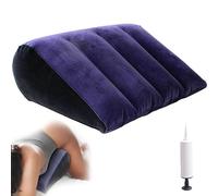 Fuqmie Pillow, Wedge Pillow Fuqmie Portable Inflatable Pillows, Sensual Position Pillow is Designed to Enhance Connection and Comfort for Couples (Bule)