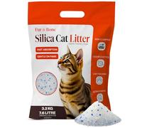 Fur & Bone 7.6L Silica Cat Litter - Non-Clumping Cat Litter Crystals - Ultra Absorbent, Fast-Drying & Low-Dust, Odor Control Crystal Granules, Easy to Clean for Housetraining Cats and Kittens