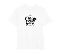 Fur-bulous Cat Parent: Feline Lover's Quirky T-Shirt, Men's Big and Tall, White, 2X Tall