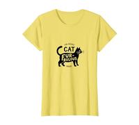 Fur-bulous Cat Parent: Feline Lover's Quirky T-Shirt, Women, Lemon, XXL