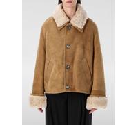 Fur Coat AMI PARIS Woman color Beige - Size: M - female