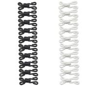 Fur Coat Closures, Fur Coat Fastener Fabric Covered Hook and Eye Closures for Jacket Cape 20PCS, Hook and Eye for Clothing