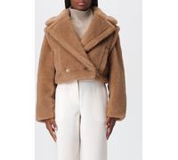 Fur Coat MAX MARA Woman color Beige - Size: 44 - female