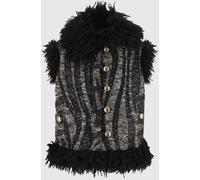 Fur Coat PUCCI Woman color Red - Size: 44 - female