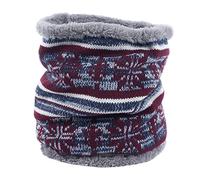 Fur Collar Scarf Lilac Shawl Birthday Gifts for Women Workout Running Neck Warmer Winter Knit Fleece Lined Neck Gaiter Heat Thermal Ski Tube Circle Loop Snowboard Half Face Clearance Store