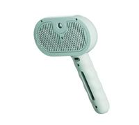 Fur Comb for Dogs,3 In 1 Steam Cat Brush Self Cleaning, USB Charging Brush, Steam Added 35ml Water Tank 11.5 x 8 x 20.8 cm, Hair Care, Detangling, Knots Removal (Green)