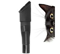 FUR-EEL PRO 2.0 Combo Pet Hair Removal Tool for Car Detailing | Universal Vacuum Attachment for Dog & Cat Hair | Fits 1-1/4" & 1-3/8" Hoses | Replaceable Soft Rubber Head | Washable & Reusable