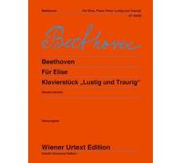 "Fur Elise" and Piano work "Lustig - Traurig" - Edited from the autograph by Jochen Reutter - Wiener Urtext Edition - Piano - ( UT ... by Jochen Reutter. WoO 59 and 54. piano.