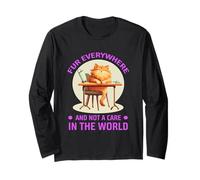 FUR EVERYWHERE AND NOT A CARE IN THE WORLD Long Sleeve T-Shirt