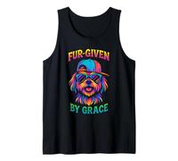 Fur-Given by Grace Funny Pun Shih Tzu Christian Faith Tank Top