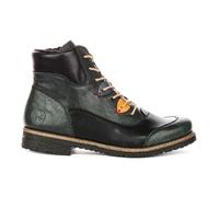 Fur Lined Lace-Up Zip Boot - female - Rieker - Lace-up Boots - Green - 7 UK - Shoes 7 UK