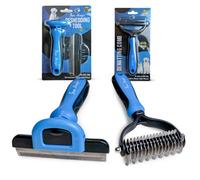 Fur Magic Deshedding Tool & Dematting Comb - Grooming Brushes For Dogs, Cats And Horses, Large Size