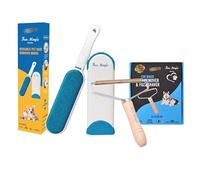 Fur Magic Pet Hair Remover Lint Brush With Self-Cleaning Base + Lint Remover and Fuzz Shaver, Reusable Lint Roller for Your Carpet, Fabric & Clothes, Easy to Clean