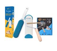 Fur Magic Pet Hair Remover Lint Brush With Self-Cleaning Base + Lint Remover And Fuzz Shaver, Reusable Lint Roller For Your Carpet