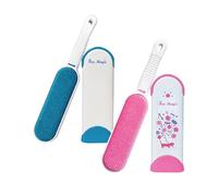 Fur Magic Pet Hair Remover Lint Brush With Self-Cleaning Base, Reusable Fluff and Lint Remover for Clothes, Sofas, Carpets, Stairs, Double-Sided Fur Cleaner for Dog and Cat, 2 pcs set