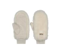 Fur mittens for women Barts White One size