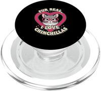 Fur Real I Love Chinchillas Cute Animal Lover PopSockets PopGrip for MagSafe