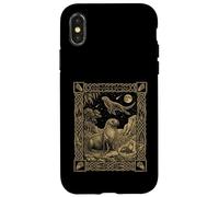 Fur Seal Tarot Card Celestial Constellation Case for iPhone X/XS