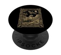 Fur Seal Tarot Card Celestial Constellation PopSockets Adhesive PopGrip
