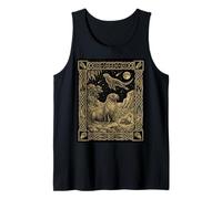 Fur Seal Tarot Card Celestial Constellation Tank Top