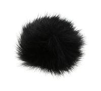 Fur Windscreen Wind Muff for Lavalier Lapel Microphone Mic,Black | Reduces wind noise outdoors,fits most small lavalier mics,acoustically Clear synthetic fur,1.18 In