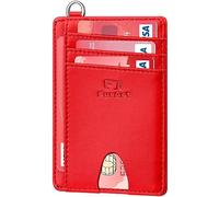 FurArt Credit Card Holder Wallet, Slim RFID Blocking Minimalist Women's Card Wallet