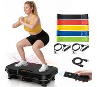 Furaso Vibration Plate Exercise Machine, 200 Speed Levels Full Body Workout Bluetooth Vibrating Plate for Lymphatic Drainage Weight Loss Fitness, 450 Lbs Capacity Shake Board for Gym/Home/Office