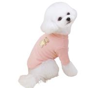 Furbabycare Elegant Princess Dog Sweety Style Sling Dress with Bow for Small, Extra Small Dog Teddy, Pug, Chihuahua, Shih Tzu, Yorkshire Terriers D-Pink L
