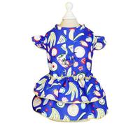 Furbabycare Sweet Puppy Dog Princess Skirt Pet Dog Lace Cake Camisole Tutu Dress B-Sapphire S