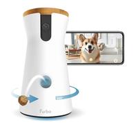 Furbo 360° Dog Camera [BASIC CAMERA]: Pet Monitor w/App, Rotating 360° View, Colour Night Vision, Auto-Tracking, Treat-toss, Barking Alert. Loved by millions of pet parents worldwide