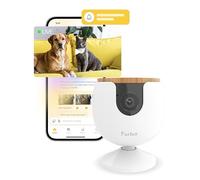 Furbo Mini Pet Camera & App [Subscription Required to Activate] | 1080p HD Indoor Pet Camera, Colour Night Vision, 2-Way Audio & Bark Alerts - Compact Mini Camera for Dogs & Cats with App